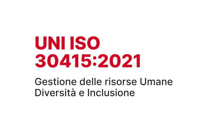 Certificazione logo iso 30415 V3